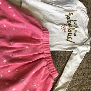 Toddler onesie with skirt 18mo
